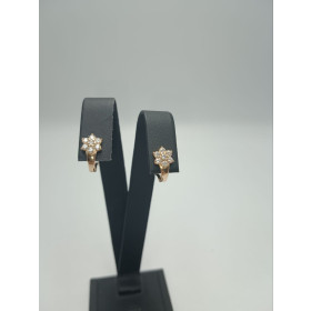 Сережки из красного золота 